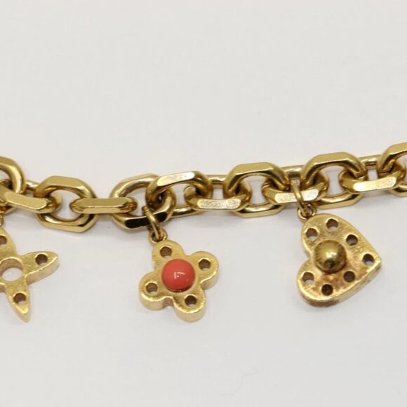 Louis Vuitton Hide and Seek Gold Tone Bracelet 2AC2331 - Picture 7 of 8